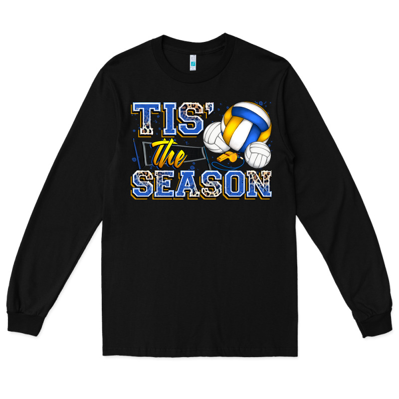 Tis' The Season Volleyball Long Sleeve Tee by Zillion Design Studio | Teevron