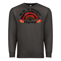 Smoke me de la herencia hispana hand fan Premium Sweatshirt - BundleAndBundleShop