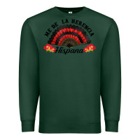 Sports Green me de la herencia hispana hand fan Premium Sweatshirt - BundleAndBundleShop