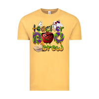 Vintage Mustard teacher boo crew Vintage Tee - BarkalooDesign