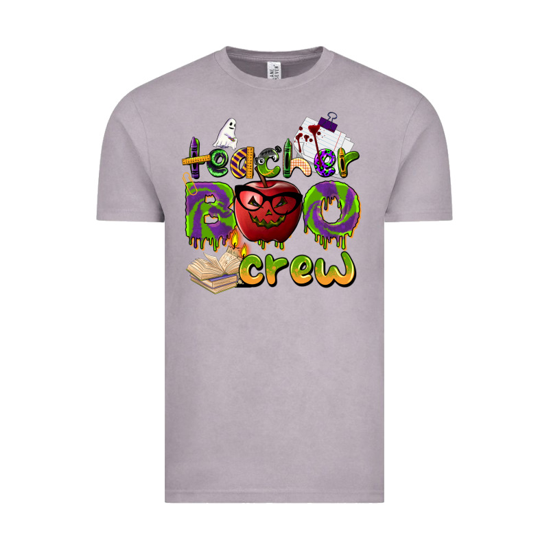 Teacher Boo Crew Vintage Tee by BarkalooDesign | Teevron
