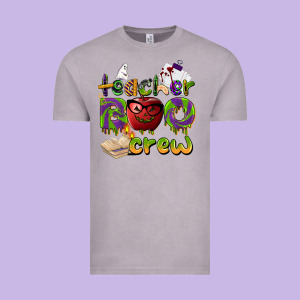 Teacher Boo Crew Vintage Tee Designed By Barkaloodesign