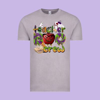 Teacher Boo Crew Vintage Tee Designed By Barkaloodesign
