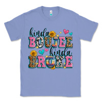 Colony Blue kinda boujee kinda broke Classic Tee - Zillion Design Studio