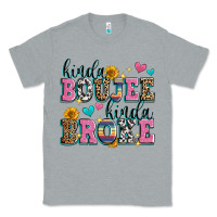 Heather Grey kinda boujee kinda broke Classic Tee - Zillion Design Studio