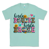 Seafoam kinda boujee kinda broke Classic Tee - Zillion Design Studio