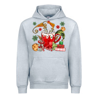Heather Grey cup of chocolate and cookies Urban Hoodie - MaliasSmallBusiness