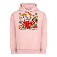 Pigment Salmon cup of chocolate and cookies Urban Hoodie - MaliasSmallBusiness