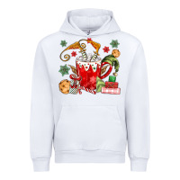 White cup of chocolate and cookies Urban Hoodie - MaliasSmallBusiness