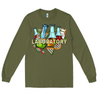 Army Green laboratory Long Sleeve Tee - texasbilliewilder