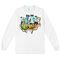 White laboratory Long Sleeve Tee - texasbilliewilder