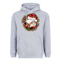 Heather Grey Christmas baseball Heavyweight Hoodie - JahusDesignShop
