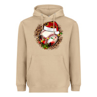 Christmas Baseball Heavyweight Hoodie | Teevron