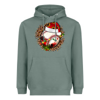 Sage Christmas baseball Heavyweight Hoodie - JahusDesignShop