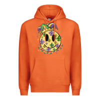 Carrot smiley face mardi gras Premium Hoodie - MaliasSmallBusiness