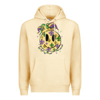 Pina Colada smiley face mardi gras Premium Hoodie - MaliasSmallBusiness