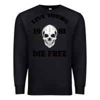 Black Live Young Die Free Premium Sweatshirt - Bettercallsaul