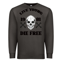 Smoke Live Young Die Free Premium Sweatshirt - Bettercallsaul
