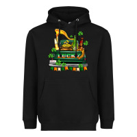 Black lucky truck with flags and beers Heavyweight Hoodie - AdoDesignShop