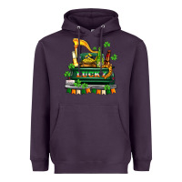 Plum lucky truck with flags and beers Heavyweight Hoodie - AdoDesignShop