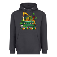 Lucky Truck With Flags And Beers Heavyweight Hoodie | Teevron
