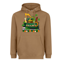 Toasted Coconut lucky truck with flags and beers Heavyweight Hoodie - AdoDesignShop