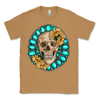 Toasted Coconut skull with gemstone and sunflower Classic Tee - RanaPortraitStore