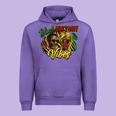 Black History Vibes Urban Hoodie Designed By Nancycooperartshop