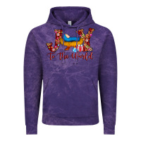 Cloud Purple joy to the world Vintage Hoodie - AdoDesignShop