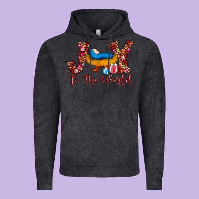 Joy To The World Vintage Hoodie Designed By Adodesignshop