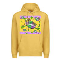 Antique Gold mardi gras lips Premium Hoodie - MaliasSmallBusiness