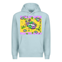 Blue Mist mardi gras lips Premium Hoodie - MaliasSmallBusiness