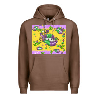 Chestnut mardi gras lips Premium Hoodie - MaliasSmallBusiness