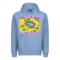 Colony Blue mardi gras lips Premium Hoodie - MaliasSmallBusiness