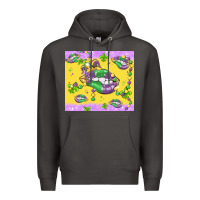 Smoke mardi gras lips Premium Hoodie - MaliasSmallBusiness