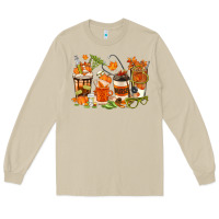 Mushroom fall nurse coffee cups Long Sleeve Tee - texasbilliewilder