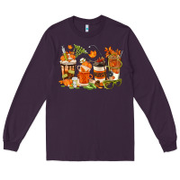 Plum fall nurse coffee cups Long Sleeve Tee - texasbilliewilder