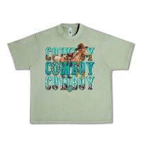 Oil Green cowboy cowboy cowboy Urban Heavy Tee - texasbilliewilder