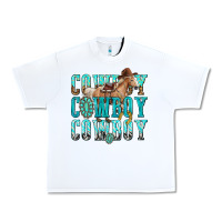 White cowboy cowboy cowboy Urban Heavy Tee - texasbilliewilder