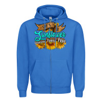 True Royal she's a sunflower beautiful fierce free Zipper Hoodie - HRA Design Shop