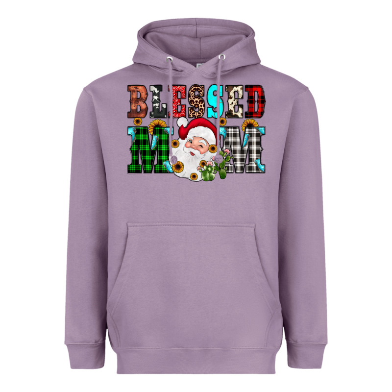 Blessed Mom Christmas Heavyweight Hoodie by JahusDesignShop | Teevron