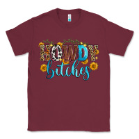 Burgundy howdy bitches Classic Tee - Zillion Design Studio