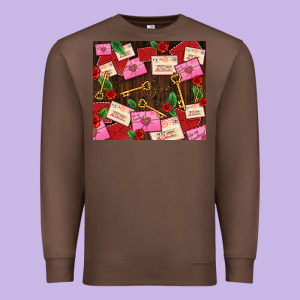 Love Letters Tumbler Premium Sweatshirt Designed By Adodesignshop