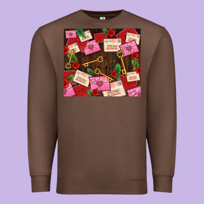 Love Letters Tumbler Premium Sweatshirt Designed By Adodesignshop