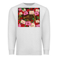 Oatmeal Heather love letters tumbler Premium Sweatshirt - AdoDesignShop