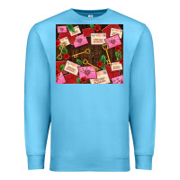 Ocean Blue love letters tumbler Premium Sweatshirt - AdoDesignShop