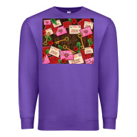 Purple love letters tumbler Premium Sweatshirt - AdoDesignShop