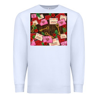 White love letters tumbler Premium Sweatshirt - AdoDesignShop