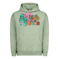 Pigment Oil Green if you aint crockin you aint rockin Urban Hoodie - MaliasSmallBusiness