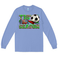 Colony Blue tis' the season soccer Long Sleeve Tee - Zillion Design Studio
